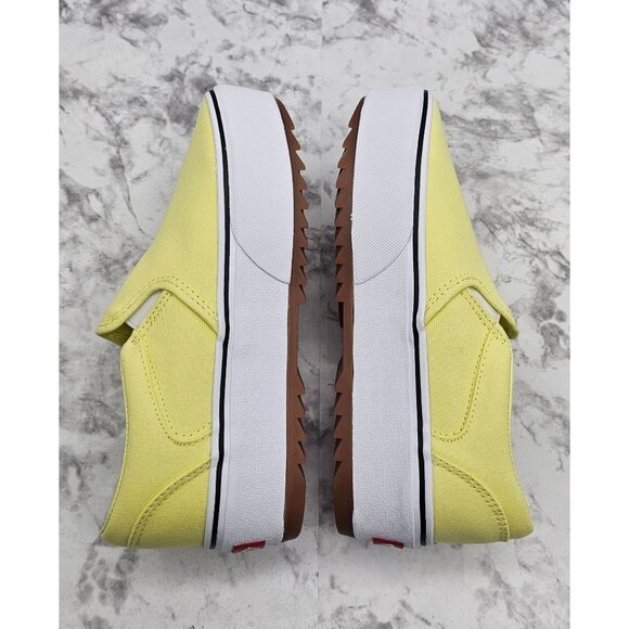 Vans Asher Platform St Canvas Light Green Women's Shoes Size 9.5 - Picture 5 of 11